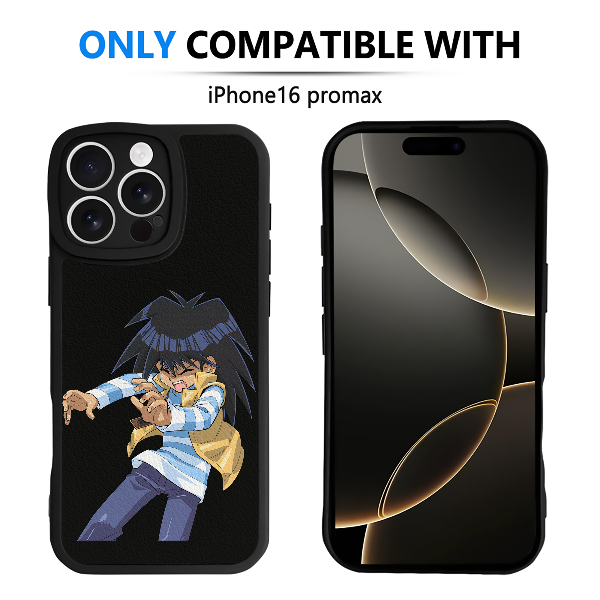 遊☆戯☆王 Yu-Gi-Oh! 【iPhone 16シリーズ対応】シリコンスマホケース（レザー調） 材質：シリコン